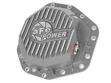 Load image into Gallery viewer, aFe Power Street Ser Rear Diff Cover Raw w/Mach Fin 2017 Ford Diesel Trucks V8-6.7L(td) Dana M275-14 - 46-70350