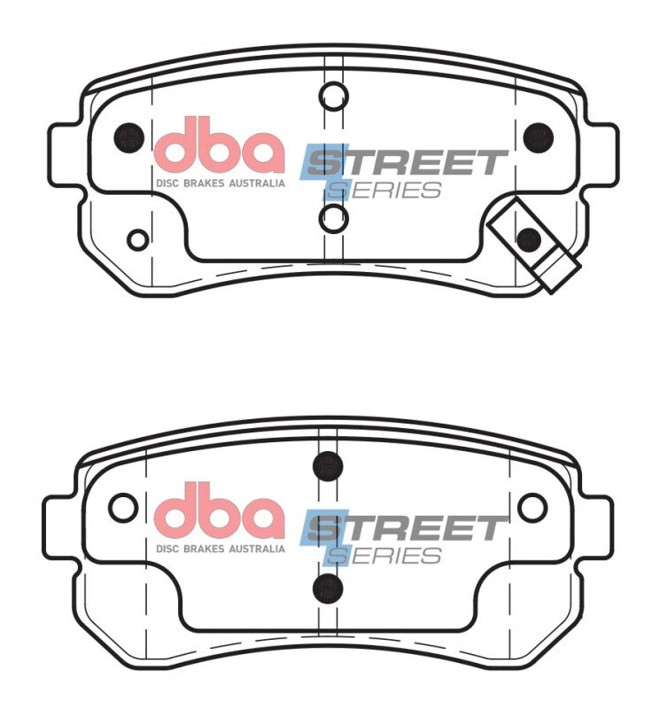 DBA 06-07 Hyundai Accent (Rear Rotor) Street Series Rear Brake Pads - DB1943SS