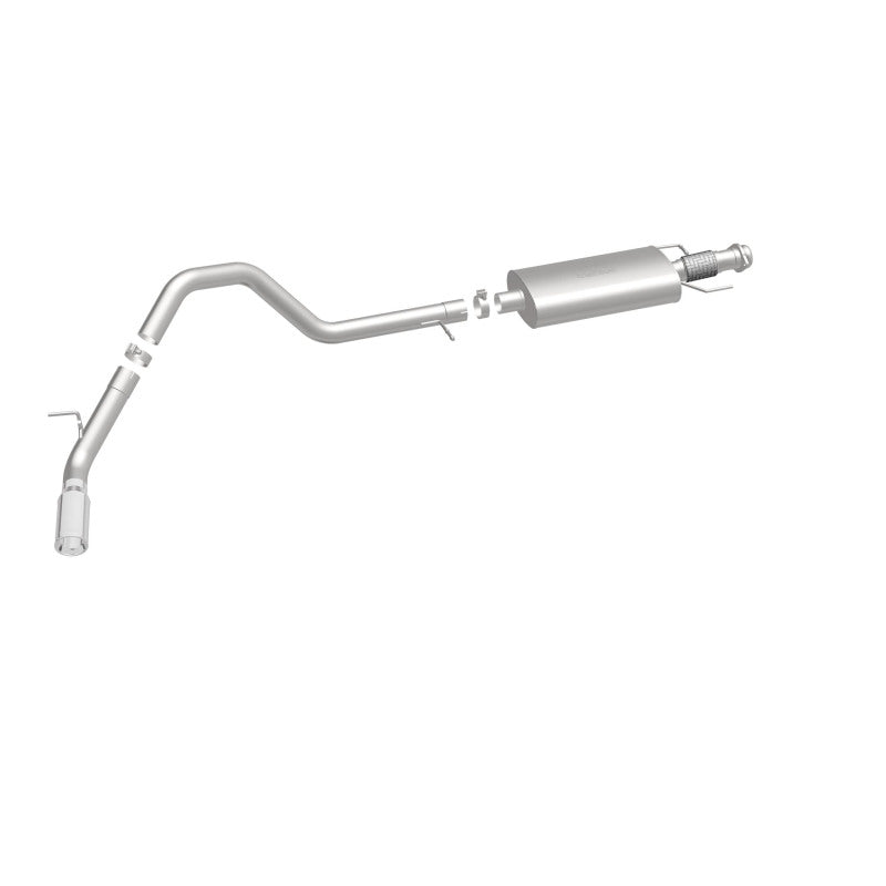MagnaFlow 15-16 Ford Expedition V6 3.5L Cat-Back, SS, 4in Tip Single Psgr Side Exit - 19051