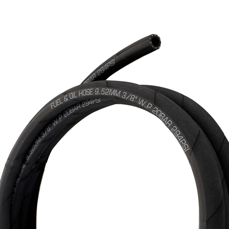 Mishimoto Push Lock Hose, Black, -4AN, 120in Length - MMHOSE-PL-04-120