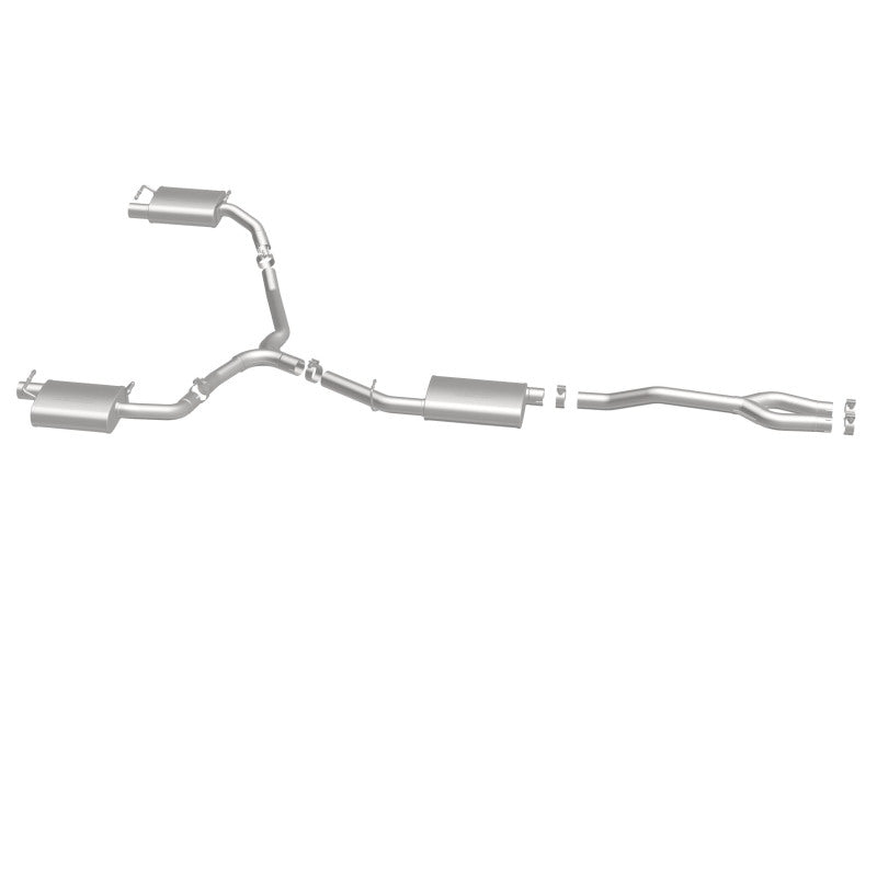 MagnaFlow Cat-Back SS Dual Split Rear Exit 2015 Dodge Charger/Chrysler 300C 3.6L V6 (Uses OEM Tips) - 19225