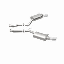 Load image into Gallery viewer, MagnaFlow Axle-Back Stainless Dual Split 4in Polished Tips 10-15 Chevrolet Camaro Convert. 3.6L V6 - 15354