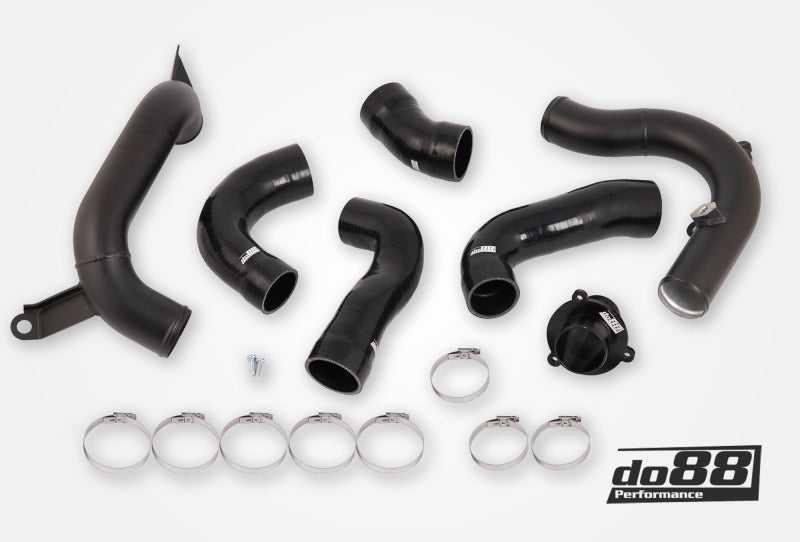 do88 14-17 Volkswagen Polo GTI 1.8T/Seat Ibiza Cupra 1.8T EA888 Pressure Pipes + TurboMuffler Delete - TR-430-S-CP-110
