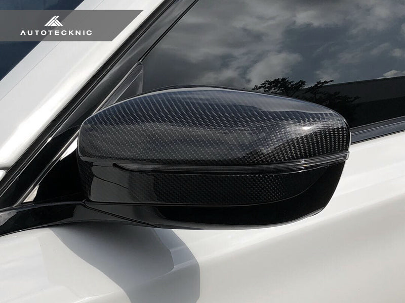 AutoTecknic Replacement Carbon Mirror Covers - BMW G30 5-Series | G32 6-Series GT | G11 7-Series
