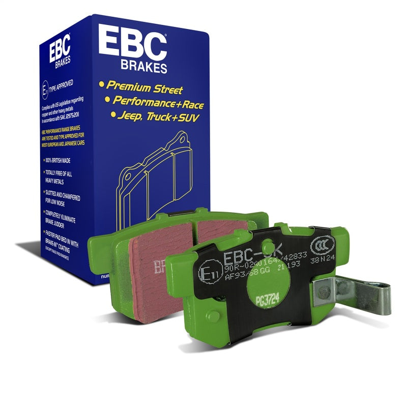 EBC 97 Acura CL 2.2 Greenstuff Rear Brake Pads - DP21193