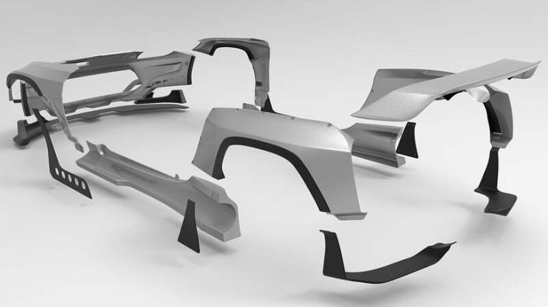 GReddy Pandem 2022+ Toyota GR86 (ZN8) Rocket Bunny V1.5 Ducktail Wing - 66910881