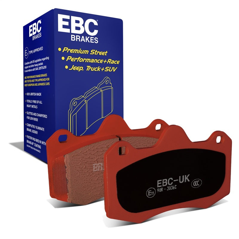 EBC 10+ Lotus Evora 3.5 Redstuff Front Brake Pads - DP3036C