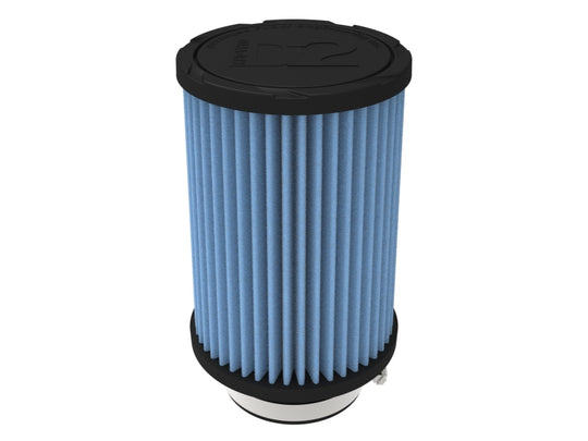 aFe POWER Universal Clamp-On Air Filter w/ D2 Dura-Dry Media - 3in F x 5in B x 4-3/4in T x 7in H - 21-30009V