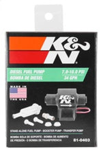 Load image into Gallery viewer, K&amp;N Performance Electric Fuel Pump 9-11.5 PSI Diesel - 81-0403