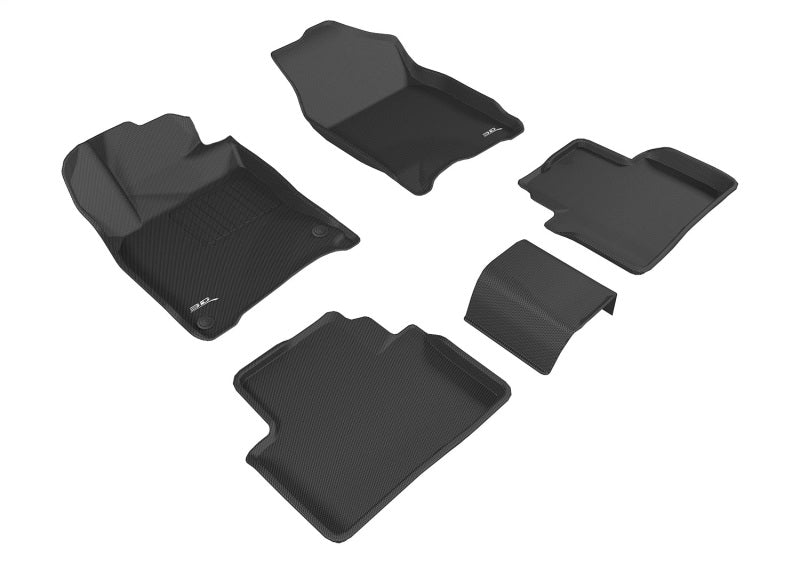 3D MAXpider 16-21 Honda CIvic Kagu Black Full Set - L1HD07401509