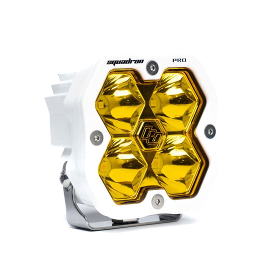 Baja Designs Squadron 2.0 Pro LED Spot - Baja Amber w/White Housing - 490011WT2