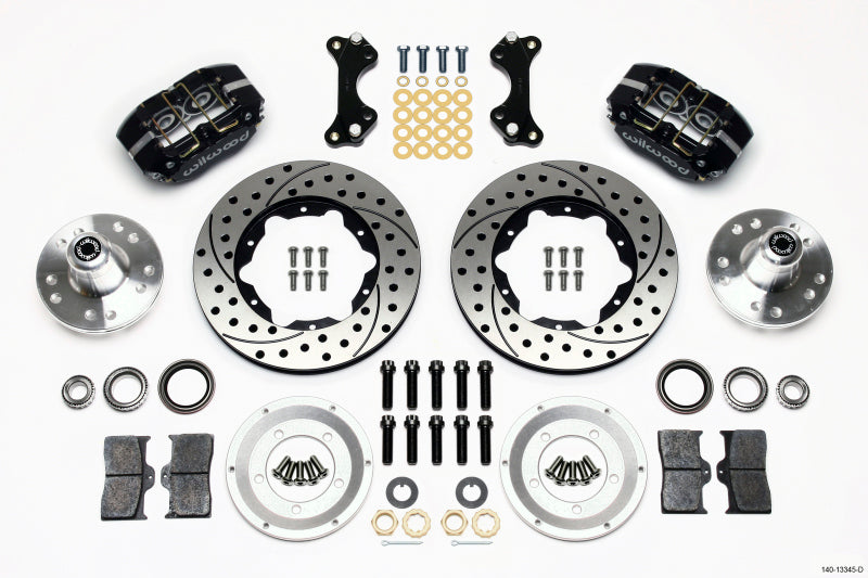 Wilwood Dynapro Dust-Boot Front Kit 11.00in Drilled WWE ProSpindle - 140-13345-D