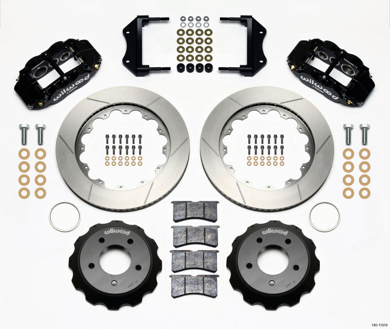 Wilwood Narrow Superlite 6R Front Hat Kit 14.00in 84-87 Corvette C4 - 140-11919