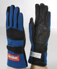 Load image into Gallery viewer, RaceQuip Blue 2-Layer SFI-5 Glove - Medium - 355023