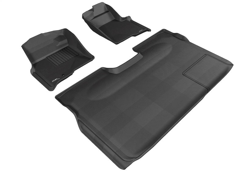3D MAXpider 09-10 Ford F-150 Super Crew Kagu Black Full Set - L1FR06701509