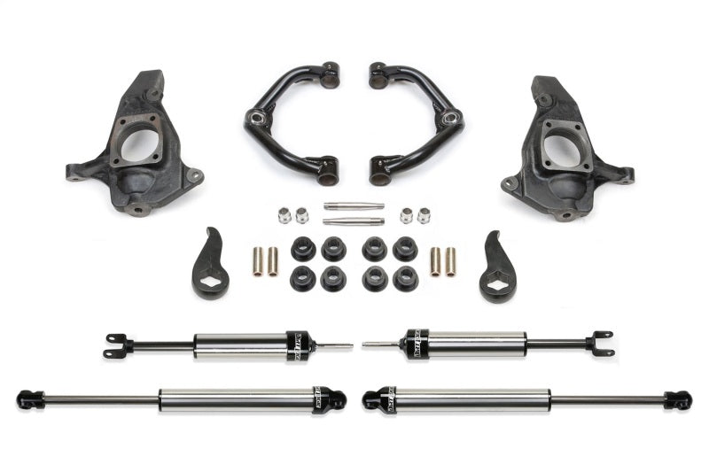 Fabtech 11-19 GM C/K2500HD/3500HD 4in Ultimate System w/Uniball UCA & DL Shocks - FTS21202