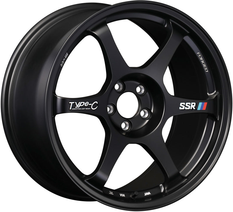 SSR Type-C Forged 18x8.5 +44 5/100 - Sprint Black Wheel - F318850+4405CMB