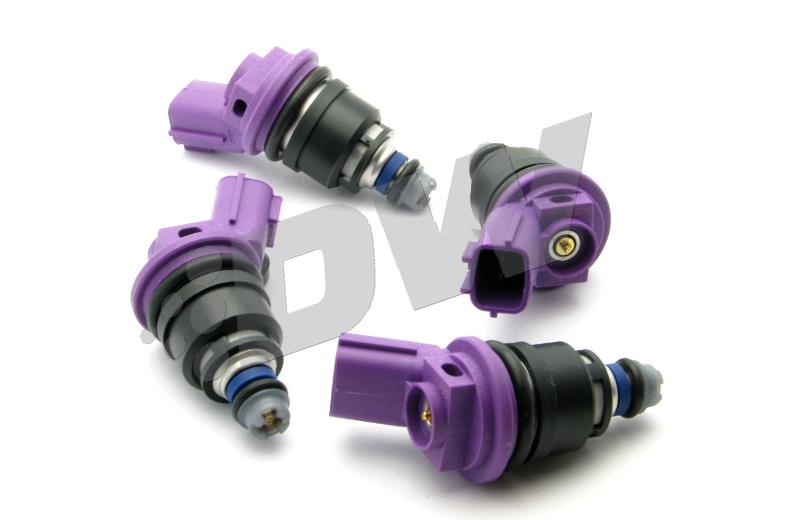 DeatschWerks Nissan G20 / SR20 / 240sx 740cc Side Feed Injectors - 01J-00-0740-4