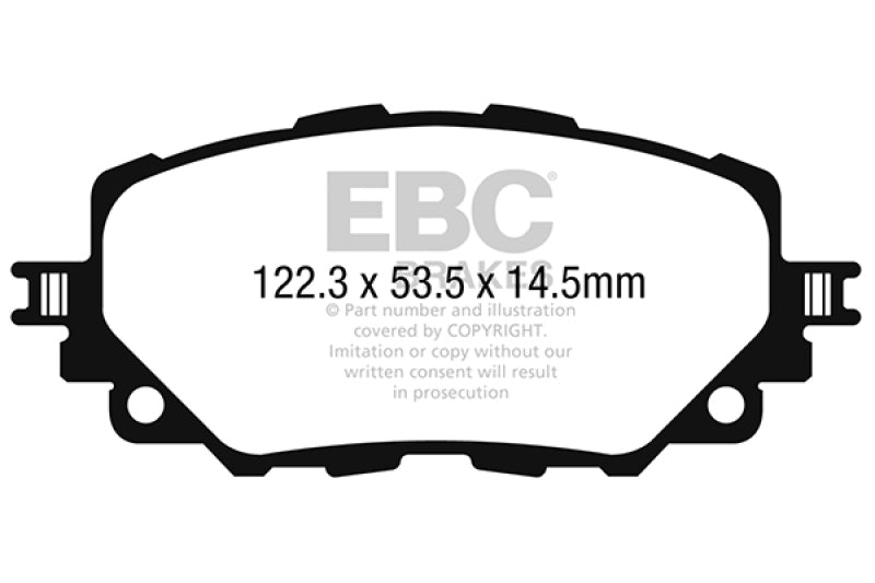 EBC 2016+ Mazda Miata MX-5 / 17-20 Fiat 124 Spider Bluestuff Front Brake Pads - DP52263NDX