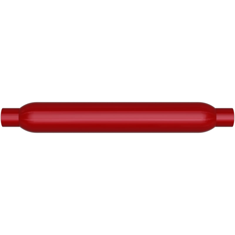 MagnaFlow Muffler Red Pack Series Glasspack 3.5in Rd 22in Body Length 2.25in/2.25in Inlet/Outlet - 13135