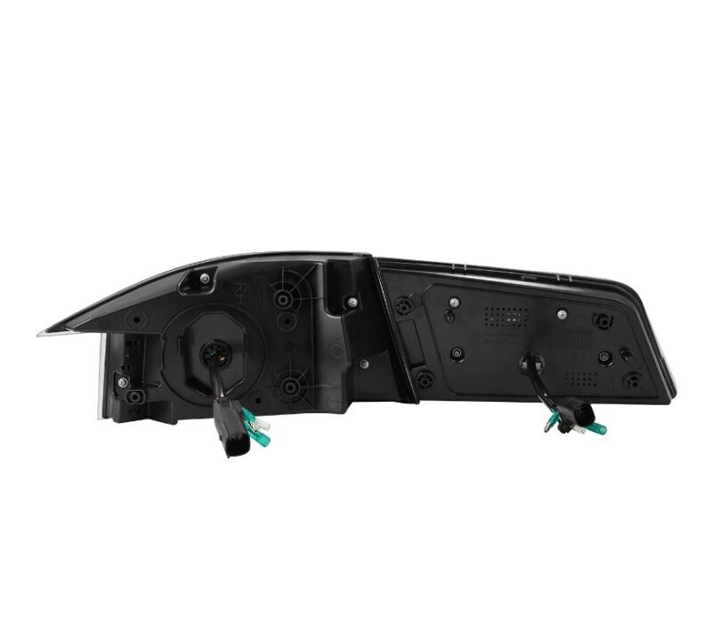 AlphaRex 12-21 Tesla Model S LUXX-Series LED Tail Lights - Black/Red (US Models Only) - 601130
