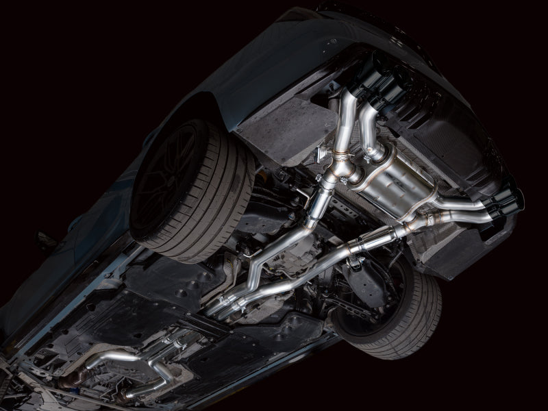 AWE Tuning 22-26 Cadillac CT5-V Blackwing SwitchPath Exhaust - Diamond Black Tips - 3025-43562