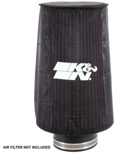 Load image into Gallery viewer, K&amp;N Universal Round Tapered Filter Wrap - Black - 6in Base ID x 4.625in Top ID x 9in Height - RE-0810PK