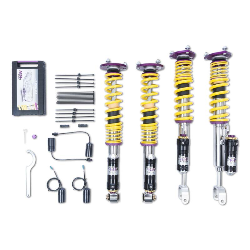 KW Coilover Kit V4 2013+ BMW M5/F10 (5L) Sedan with Electronic Suspension - 3A720098