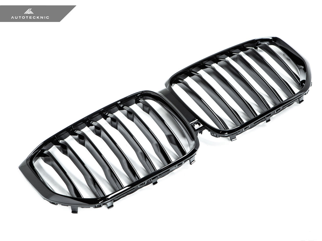 AutoTecknic Gloss Black Front Grille - BMW G05 X5 Pre-LCI