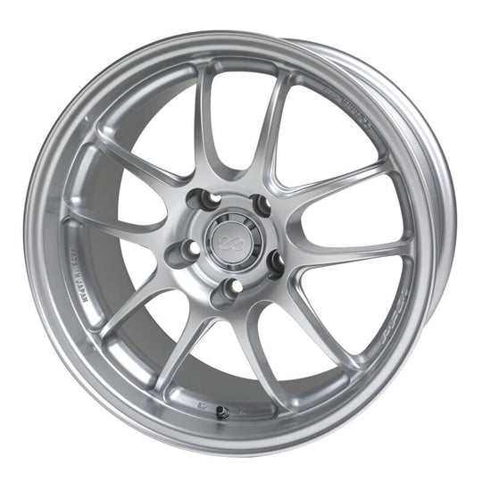 Enkei PF01 17x8 5x100 45mm Offset Silver Wheel 02-10 WRX & 04 STI - 460-780-8045SP