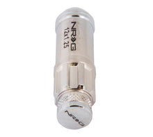 Load image into Gallery viewer, NRG 700 Series M12 X 1.25 Steel Lug Nut w/Dust Cap Cover Set 21 Pc w/Locks &amp; Lock Socket - Silver - LN-LS710SL-21