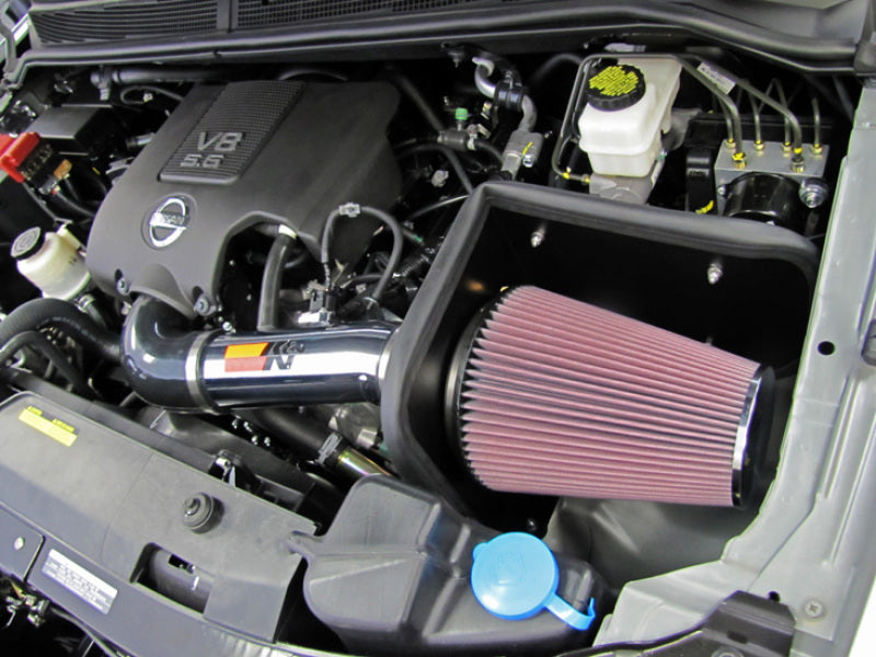 K&N 04-07 Nissan V8-5.6L High Flow Performance Kit - 77-6012KP