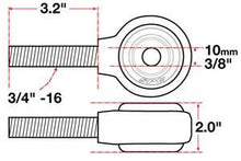 Load image into Gallery viewer, SPC Performance xAxis Rod End Ball Joint