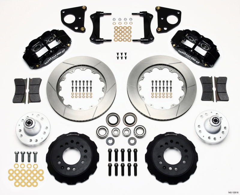 Wilwood Narrow Superlite 6R Front Hub Kit 14.00in 62-72 CDP B & E Body-Drum - 140-10816