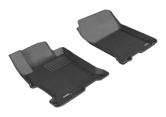 3D MAXpider 2013-2017 Honda Accord Kagu 1st Row Floormat - Black - L1HD04811509