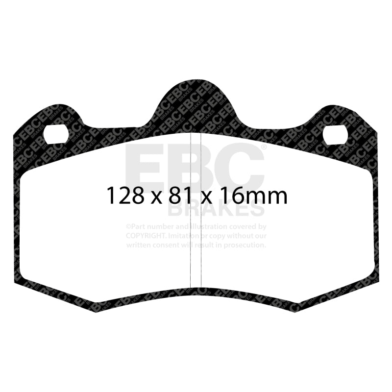 EBC Racing 10-16 Lotus Evora 3.5L SR-21 Sintered Race Front Brake Pads - DP8036.16SR21