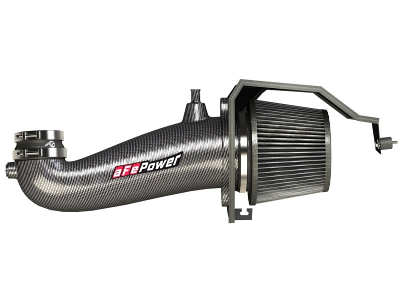 aFe POWER Magnum FORCE Carbon Fiber Stage 2 Track Series Pro Dry S CAIS - 11-18 Dodge Challenger V8 - 51-12162-C