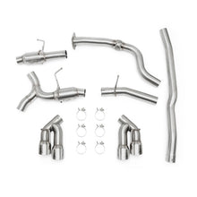 Load image into Gallery viewer, Mishimoto 2016+ Chevrolet Camaro 2.0T Quad Polished Tip Cat-Back Exhaust - MMEXH-CAM4-16QTPP