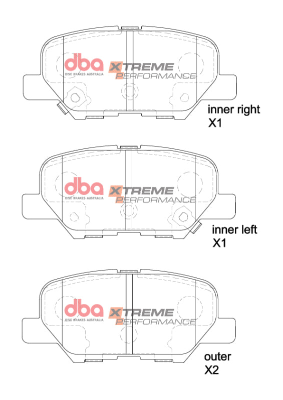 DBA 14-17 Mazda 3 XP Performance Rear Brake Pads - DB2294XP
