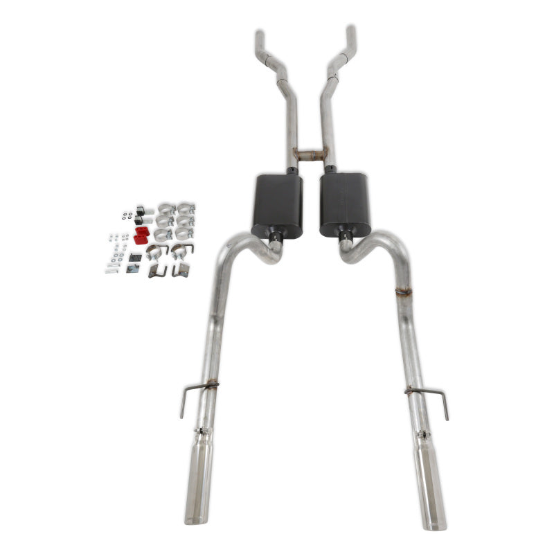 Flowmaster 67-70 Mustang American Thunder THRU VALANCE SS Crossmember-Back Exhaust System - 817281
