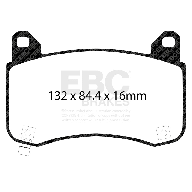 EBC 2020+ Tesla Model Y Electric Performance Bluestuff Front Brake Pads - DP52418NDX