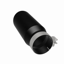 Load image into Gallery viewer, MagnaFlow Tip Stainless Black Coated Single Wall Round Single Outlet 5in Dia 4in Inlet 13in L - 35238