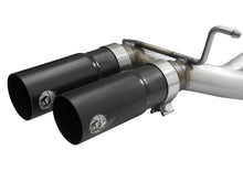 Load image into Gallery viewer, aFe Rebel 3in 409 SS Cat-Back Exhaust 2021 Ford F-150 V6 2.7L/3.5L (tt)/V8 5.0L w/ Black Tips - 49-43128-B