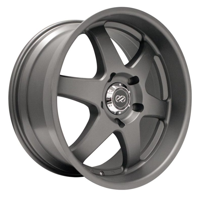 Enkei ST6 18x8.5 20mm Offset 6x139.7 Bolt Pattern 108.5 Bore Dia Matte Gunmetal Machined Wheel - 470-885-8420GM