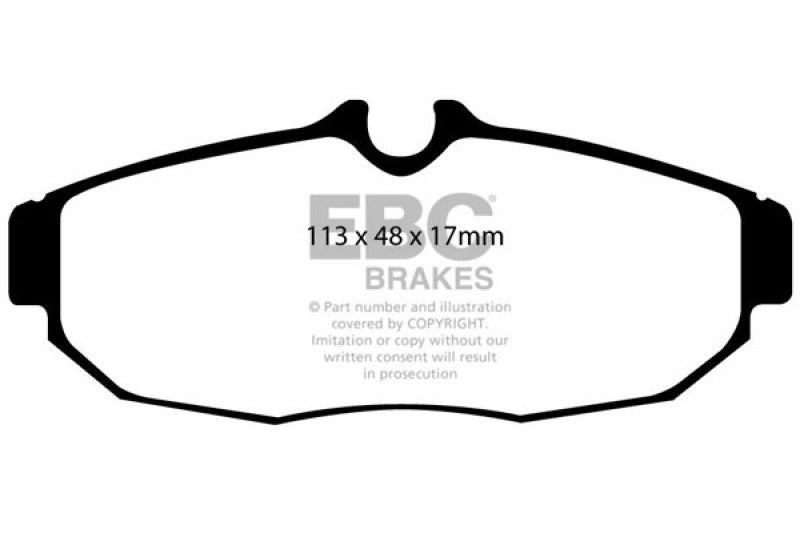 EBC Racing 05-10 Ford Mustang (5th Gen) RP-1 Race Rear Brake Pads - DP81741RP1