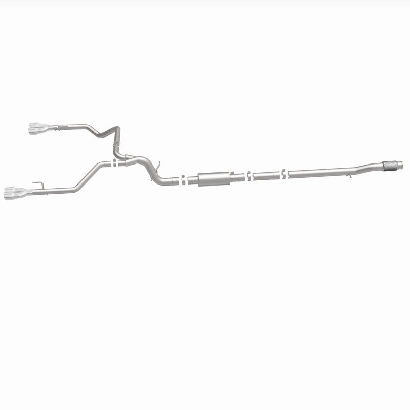 MagnaFlow 2019 Chevrolet Silverado 1500 Quad Exit Polished Stainless Cat-Back Exhaust - 19489