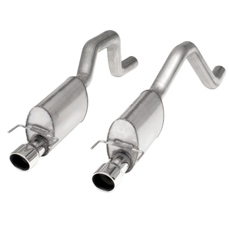 Stainless Works 2006-13 Corvette C6ZO6/ZR1 3in Axle Back S-Tube Mufflers Dual 4in Rolled Edge Tips - ZO6CB