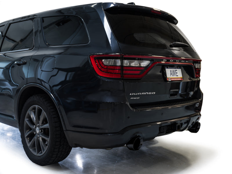 AWE Tuning 11-24 Dodge Durango 5.7L Track Edition Exhaust w/ Diamond Black Tips - 3020-33575