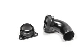 Radium Engineering FCST-X 3-Bolt Remote Mount Fill Neck - 24AN Elbow - 1.5in Barb - 20-1047