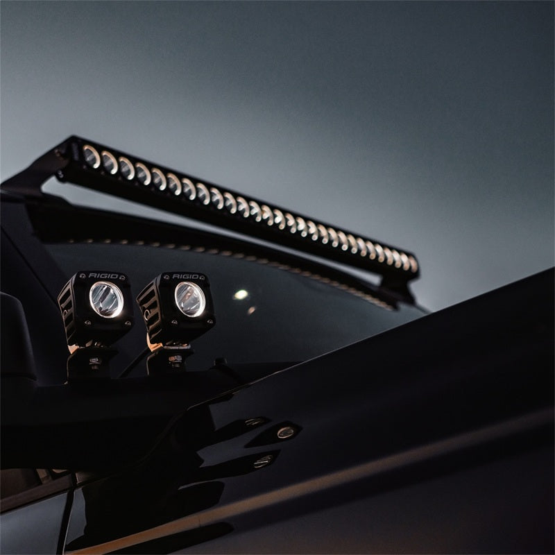Rigid Industries Revolve 40in Bar w/Amber Trim Ring - 441613